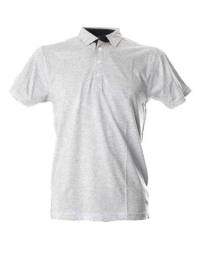 Polo Valencia uomo cotone pettinato, manica corta, Regular fit Melange
