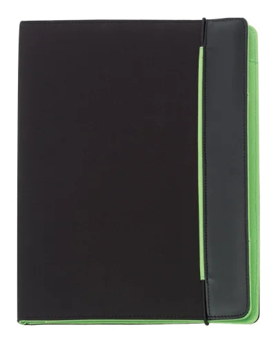 Cartella congresso con elastico colorato Verde