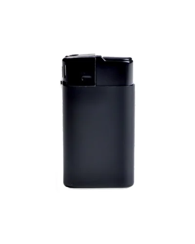 Accendino piezo ricaricabile in plastica 6,4x3,5cm Nero