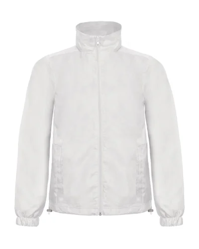 Windbreaker Giacca Mezza Stagione Uomo Antivent White