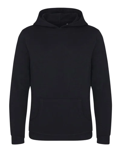 Felpa con cappuccio Lusaka in cotone sostenibile Black