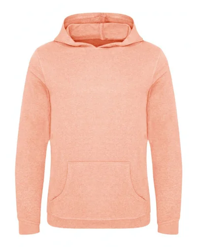 Felpa con cappuccio Lusaka in cotone sostenibile Soft peach