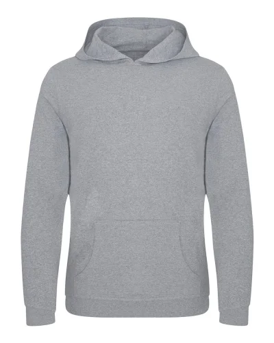 Felpa con cappuccio Lusaka in cotone sostenibile Heather grey