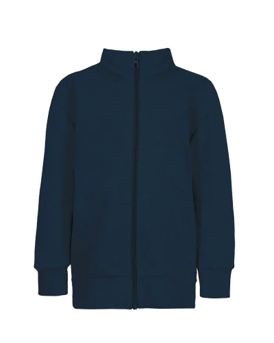 Jacket bambino , felpa French Terry cotone e poliestere Blu