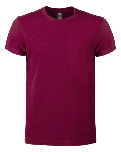 Evolution T-shirt manica corta 100% cotone Burgundy