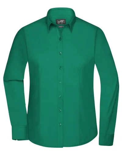 Camicia donna Aqua, Body Fit 105g/m² Irish Green