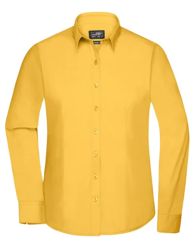 Camicia donna Aqua, Body Fit 105g/m² Yellow