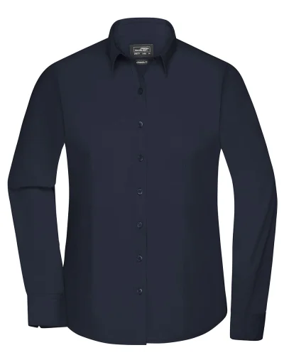 Camicia donna Aqua, Body Fit 105g/m² Navy