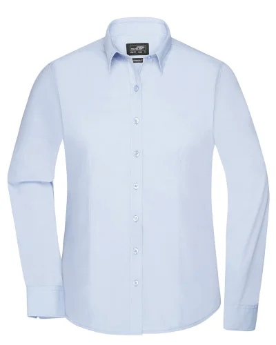 Camicia donna Aqua, Body Fit 105g/m² Light Blue