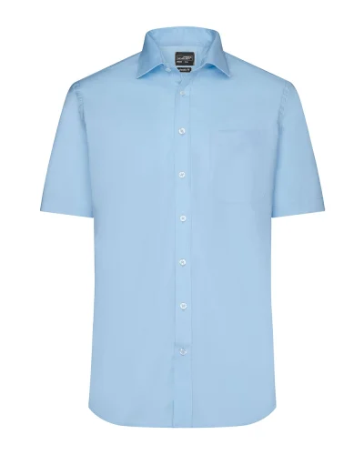 Camicia uomo easy care in cotone, pratica e comoda per ogni occasione Light Blue