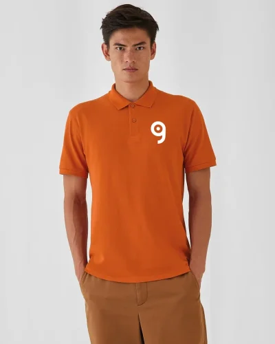 Polo uomo B&C Inspire cotone organico, medium fit, no label
