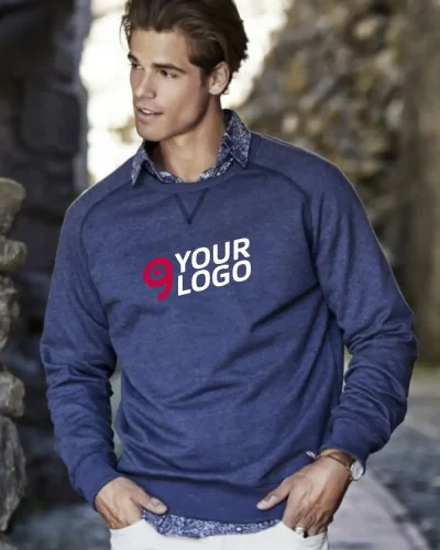 Felpa leggera vintage Raglan personalizzabile