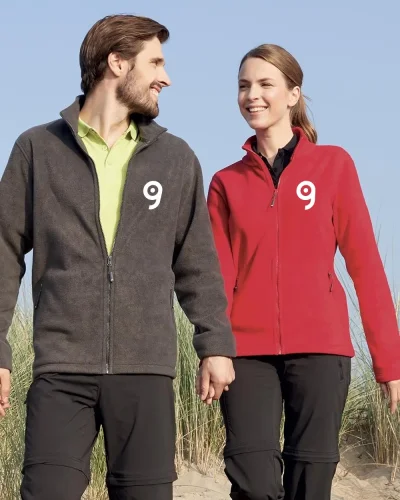 Fleece Jacket Uomo Nero S, 100% Poliestere, Regular Fit 280g