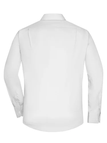 Camicia uomo cotone micro-twill con taschino, comfort e stile