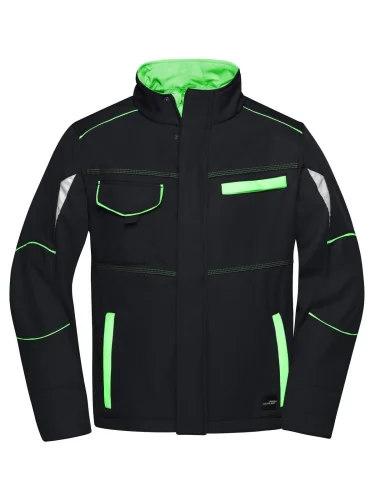 Giacca softshell workwear antivento idrorepellente