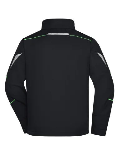 Giacca softshell workwear antivento idrorepellente