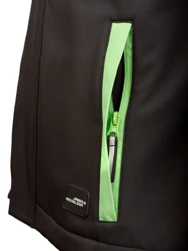 Giacca softshell workwear antivento idrorepellente