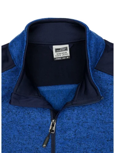Strong Giacca Workwear Fleece Uomo, Pile Maglia, Inserti Softshell