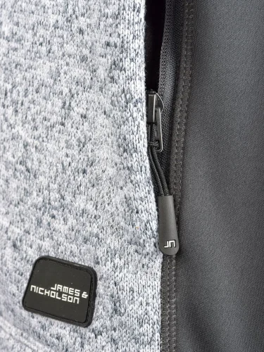 Strong Giacca Workwear Fleece Uomo, Pile Maglia, Inserti Softshell