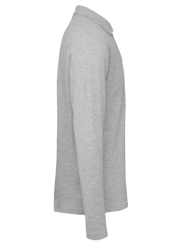 Polo maniche lunghe cotone 180g B&C Medium Fit, vari colori