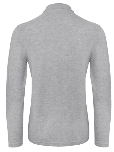 Polo maniche lunghe cotone 180g B&C Medium Fit, vari colori