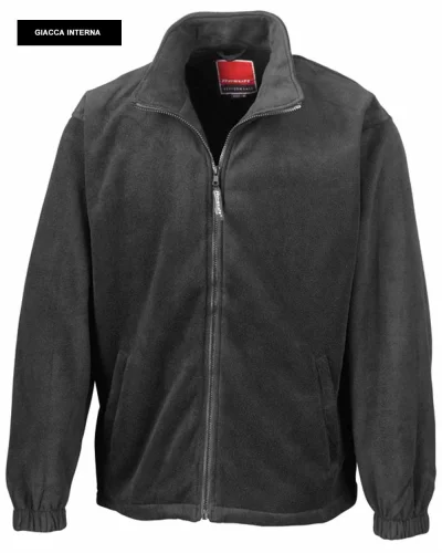 Giacca 3 in 1 Northpeak con interno pile caldo removibile