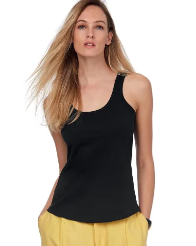 Canottiera Donna B&C Inspire Tank T, Cotone Bio, Medium Fit, 140g