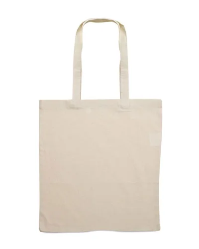 COTTONEL + Shopper Cotone Bio 140g OEKO-TEX® Manici Lunghi 38x42