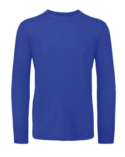 B&C Inspire LSL T Uomo Cotone Organico 140g Vestibilità Media cobalt blue