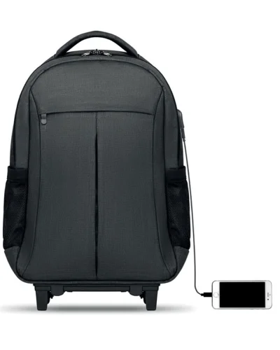 STOCKHOLM TROLLEY Zaino bicolore 15" Laptop, ruote integrate
