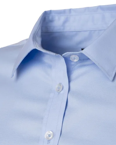 Camicia donna twill cotone 100% body fit maniche lunghe