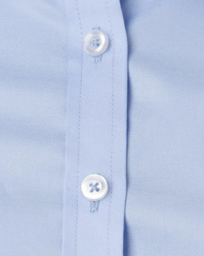 Camicia donna twill cotone 100% body fit maniche lunghe