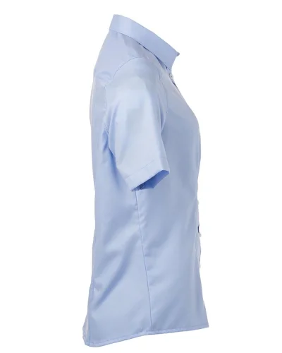 Camicia donna a manica corta, 100% cotone, Classic Fit
