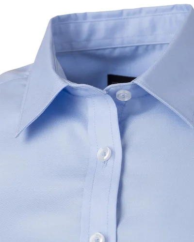 Camicia donna a manica corta, 100% cotone, Classic Fit
