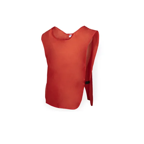 Gilet Wiki bambini in poliestere colorato 190T taglia unica Rosso