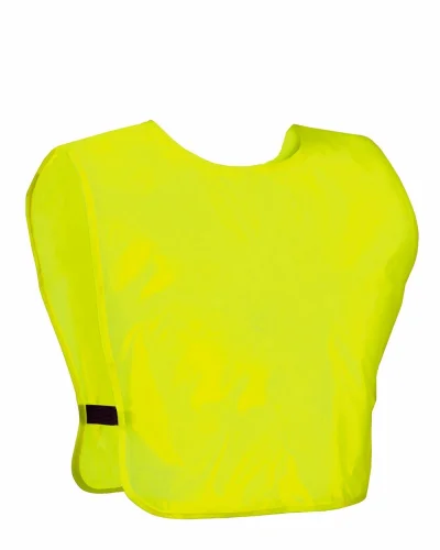 Gilet Wiki bambini in poliestere colorato 190T taglia unica Giallo