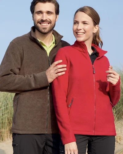 Fleece Jacket Uomo Nero S, 100% Poliestere, Regular Fit 280g