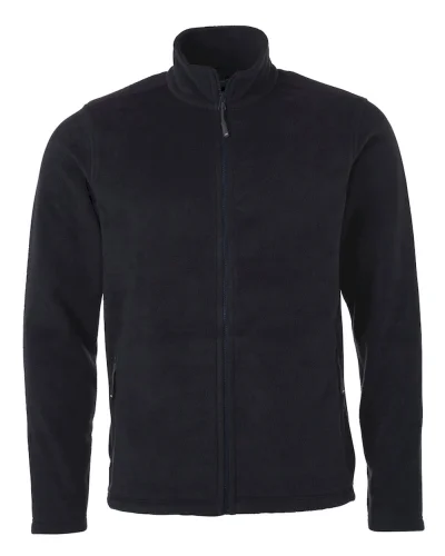 Fleece Jacket Uomo Nero S, 100% Poliestere, Regular Fit 280g Navy