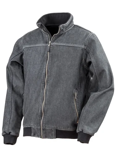 Giacca Softshell Denim Stonewash Uomo | Impermeabile Washed blue