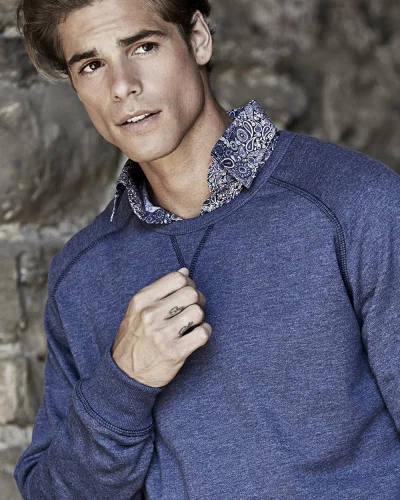 Felpa leggera vintage Raglan personalizzabile