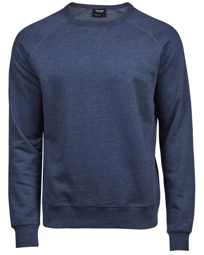 Felpa leggera vintage Raglan personalizzabile Denim Melange