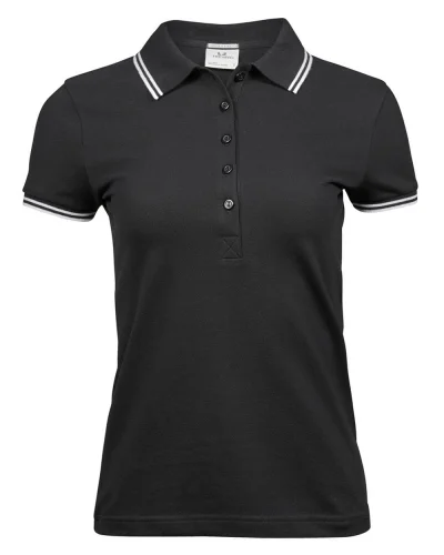 Polo Luxury Stripe  - Donna Navy/White