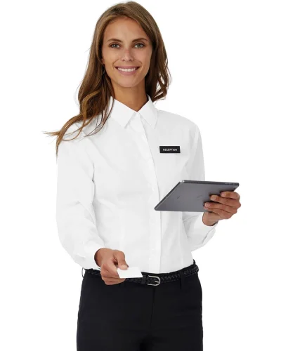 Camicia donna Slim popeline EASY CARE, colletto femminile Kariban