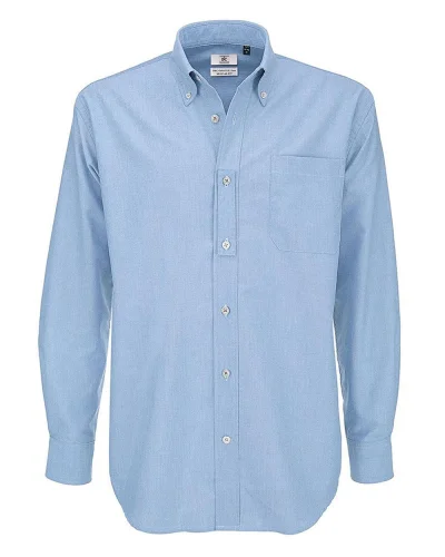 Camicia Oxford da Uomo 135g Regular Fit Easy Care Oxford Blue