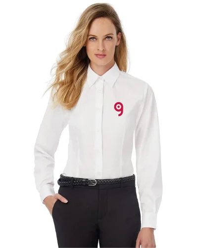 Camicia donna Slim popeline EASY CARE, colletto femminile Kariban