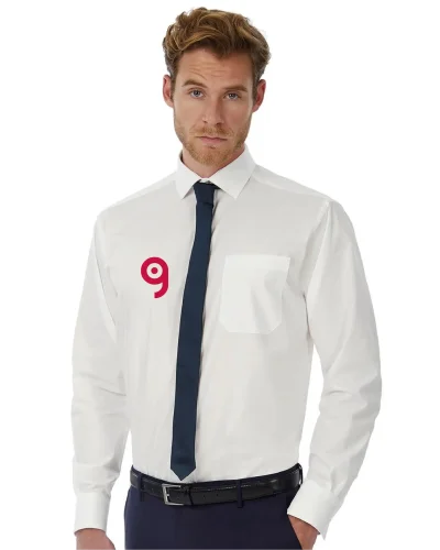 Heritage Camicia Uomo Popeline Regular Fit 100% Cotone