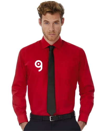 Camicia popeline uomo  regular fit easy care