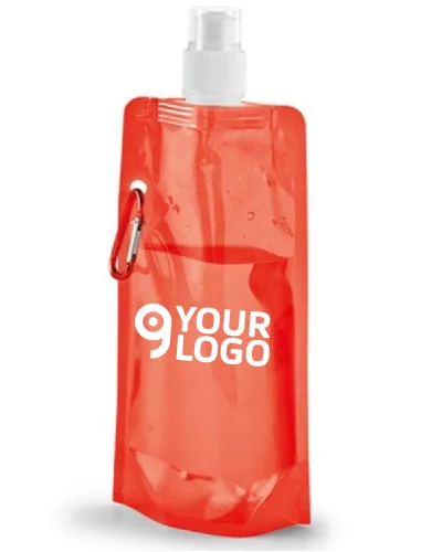 Borraccia pieghevole 460 ml BPA Free in PE alimentare