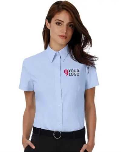Camicia donna Oxford slim fit Easy Care 70% cotone 135g/m²