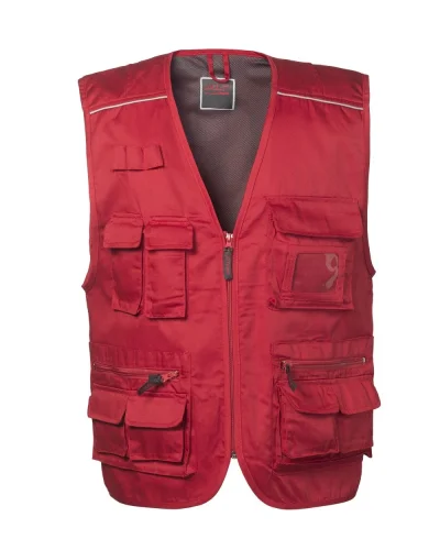 Gilet Estivo Florida Leggero e Traspirante Rosso